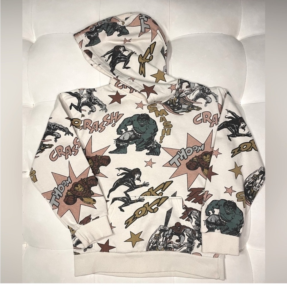 Marvel Boys' Super Hero Sweatshirt hoodie size s